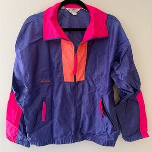 Columbia Colorful Windbreaker Jacket